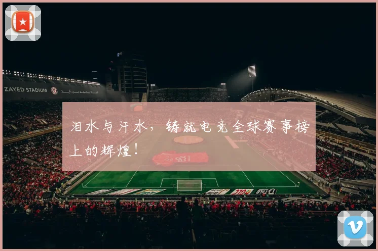 泪水与汗水，铸就电竞全球赛事榜上的辉煌！