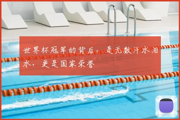 世界杯冠军的背后,是无数汗水泪水,更是国家荣誉